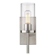 Golden Lighting Winslett 4.875 in. 1-Light Pewter Sconce Vanity Light