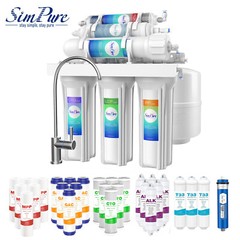 6 Stage 75GPD PH Alkaline Reverse Osmosis UnderSink Water Filter System Purifier