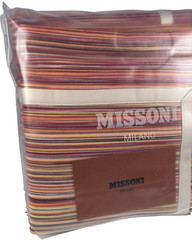 Missoni Milano Jill New King Pillowcases Pair Multicolor Stripe 65×100 cm Italy
