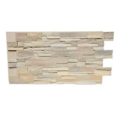 Stack Stone 48 In. X 24.25 In. Polyurethane Interlocking Siding Panel Finished i