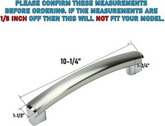 Handle Compatible with GE Microwave WB15X10278