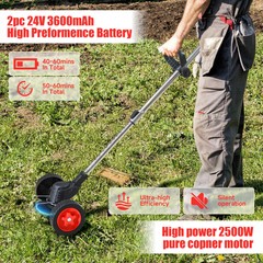 20000mAh Electric Cordless Grass String Trimmer Lawn Edger Weed Wacker Cutter