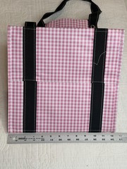 SCOUT Bagette Market Tote Reusable Grocery Bag with Burst-Proof Bottom Pink