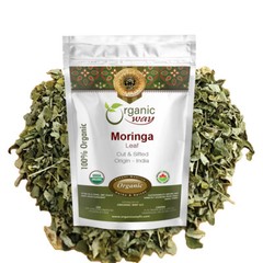 Organic Way Moringa/Drumstick Leaf Cut & Sifted – Kosher & USDA Certified