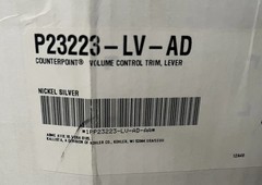 NEW Kallista Volume Control Valve Trim in Nickel Silver P23223-LV-AD