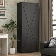 71″ Tall Metal Kitchen Pantry Storage Cabinets with Doors and Shelves, Cupboard
