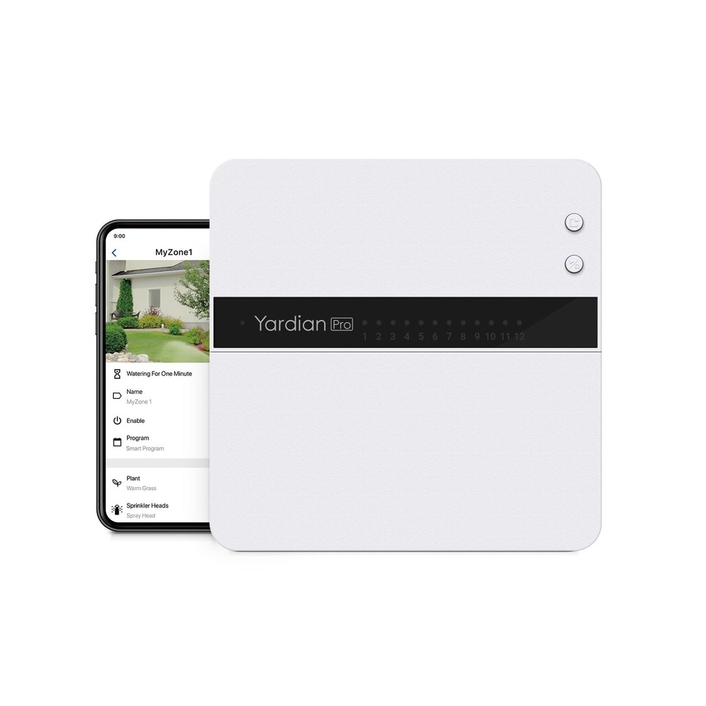 Yardian Pro Smart Sprinkler Controller 6 Zone – Control Buttons, Apple HomeKi…