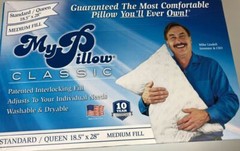 2 X MyPillow Queen Size Pillow 18.5 x 26 inch Classic Series Bed Pillow