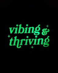 Glow In The Dark Vinyl Decals Positive Quotes Decor Large Size Lit Studios New
