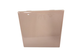 Pink Wild Rose Ceramic Tile 4.25 in Subway Square Color 243 Mid Century Modern