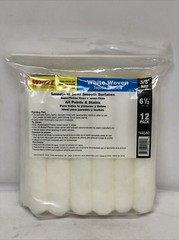 Whizz 44540 Woven 6.5 in. W x 3/8 in. Mini Paint Roller Covers NAP, 12 Pack