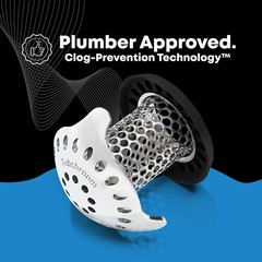 TubShroom® Ultra Drain Protector Hair Catcher Strainer in Stainless Steel (New!)