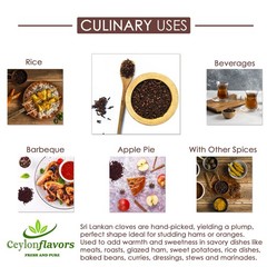 Hand Picked Whole Cloves 3.5 Oz. Harvested from a USDA Certified