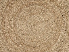 Rug Round Jute Reversible 100% Natural Braided Home Decor Rustic Look Rug