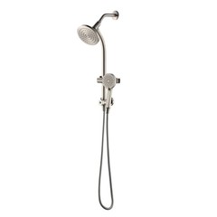 Better Homes & Gardens Dual Docking Magnetic Slide Bar Combo Showerhead-Satin