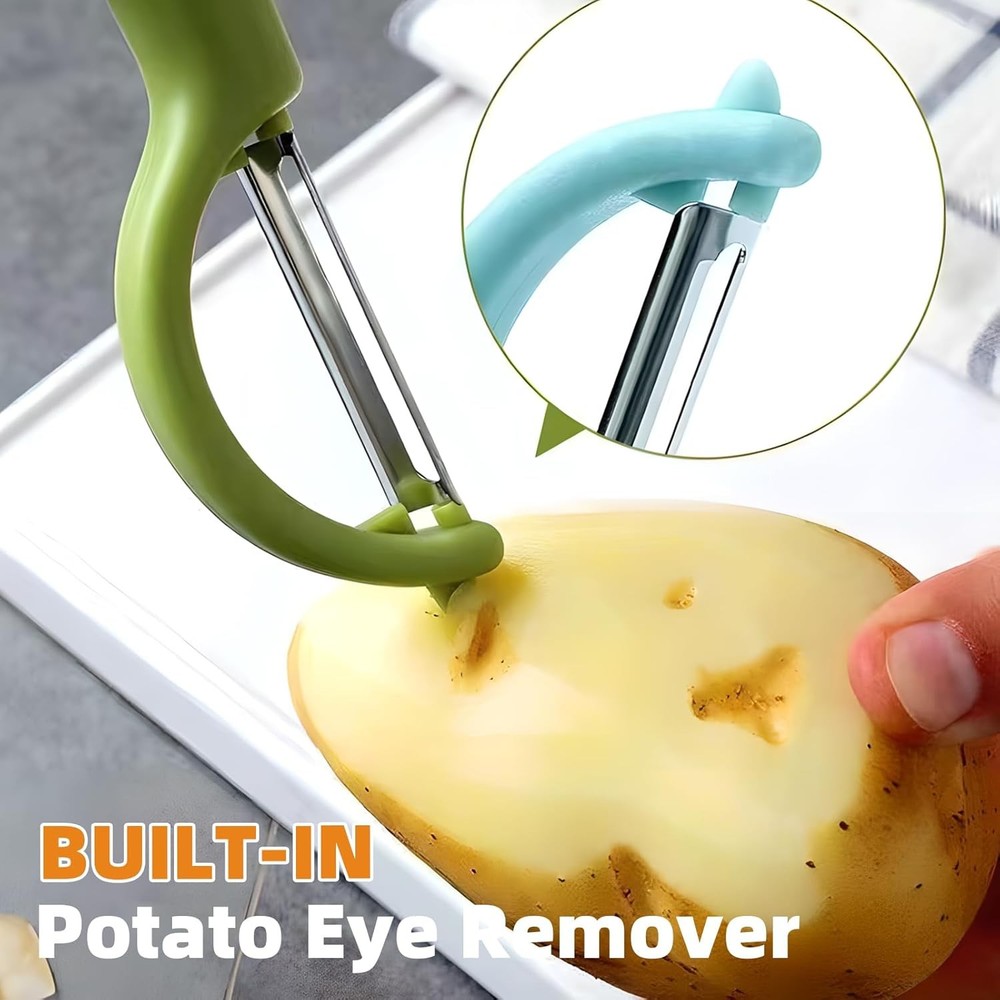 2-Pack Vegetable Peeler for Kitchen，Y Peeler Stainless Steel Potato Peeler