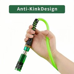 Yolass 1/4″x100 ft Green Transparent Flexible Reinforced Polyurethane (pu) Air H
