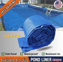 Pond liner1x1 24×24 24×25 24×30 24×40 24×60,Summer sale,Free Shipping! Any size
