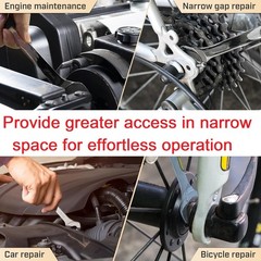 Ultra-thin Double Open End Wrench High Carbon Steel Slim Spanner 3mm Thickness