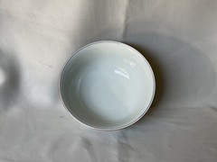 Ceramic beautiful white porcelain Bowl (19.5cm / 7.68 in) Second Grade