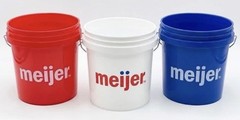 Meijer Mini Bucket Set Red White and Blue