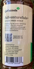2x Pack GIRL SCOUTS Sugar Free Adventurefuls SYRUP Carmel brownie Coffee Dessert