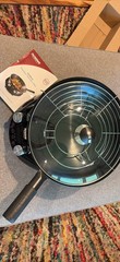NuWave Precision Induction 4-Quart Electric Wok; Wok Stand, Frying Rack & Book