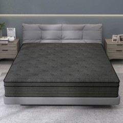 12″14″ Mattress in A Box Hybrid InnerSpring Twin Full Queen King Size Cool Black