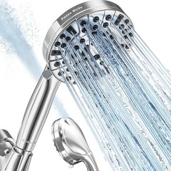 HammerHead Showers® Solid Metal Handheld Shower Head 2.5 GPM, Brushed Nickel