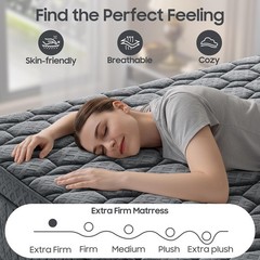 14 Inch Extra Firm Hybrid Mattress Queen Back Lumbar Hip Support