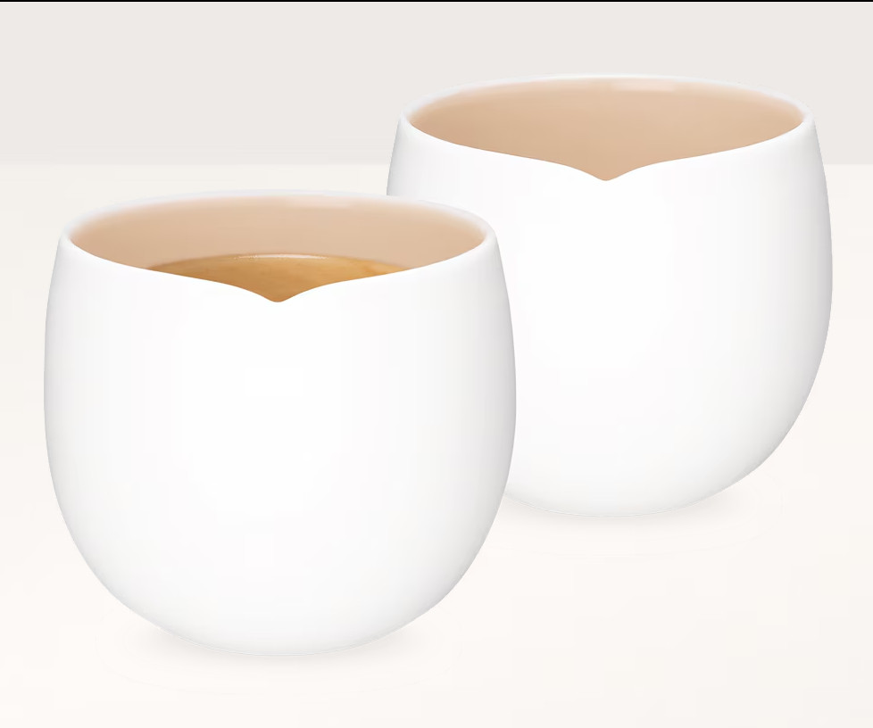 Nespresso Origin Collection Porcelain Lungo Cups – India Mahdavi – Set of 2