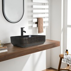 Bathroom Vessel Sink Glass Basin Round Chrome Faucet Pop Up Drain Combo Set