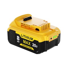2Pack For DeWalt 20V 20 Volt Max 8.0AH Lithium Ion Battery DCB206 DCB205 DCB204