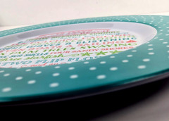 NEW Occasionally Made “12 DAYS of Christmas at the BEACH” 14″ Melamine Platter