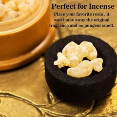 50PCS Incense Charcoal Briquettes – Charcoal Tablets Incense Burner Charcoal