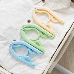 12pcs Travel Folding Hangers, Portable Multifunctional Household Clothes Hangers