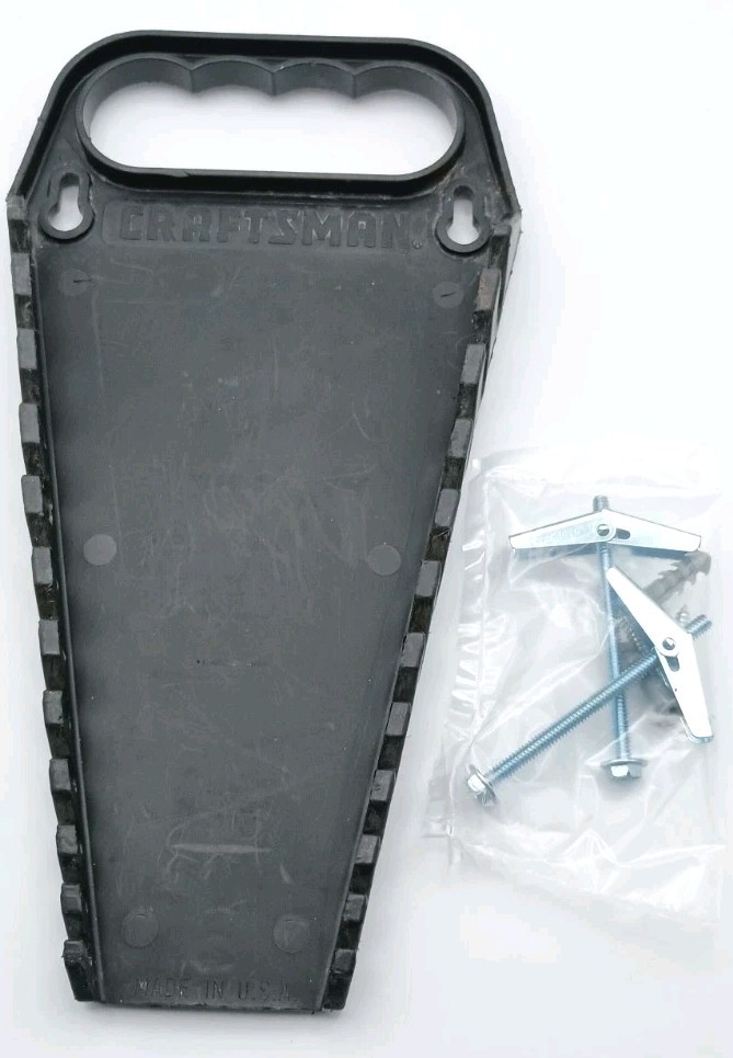 Craftsman 11 Wrench Holder Organizer Portable or Wallmount SAE or Metric # 44848