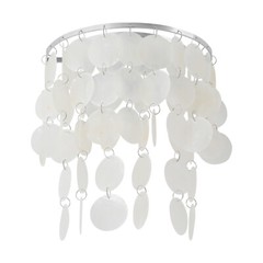 9.45*11.02in Wall Mount Light Sea Shell Shape Lighting Fixture Wall Sconce 110v