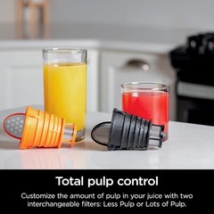 Ninja JC101 Cold Press Pro Compact Powerful Slow Juicer with Total Pulp Control
