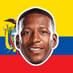 Ecuador Coast National Team Big Head Cutout – Joel Ordóñez, John Yeboah