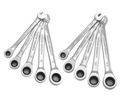 Performax 10 Piece SAE & Metric Ratcheting Combination Wrench Set – 72-Tooth