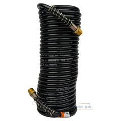Amflo 1/4 X 25 Ft Nylon Recoil Air Hose Coiled Yellow 200 PSI 4-25E-RET