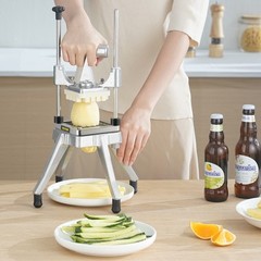 VEVOR 1/4” Vegetable Dicer Commercial Fruit Slicer Chopper French Fry Cutter