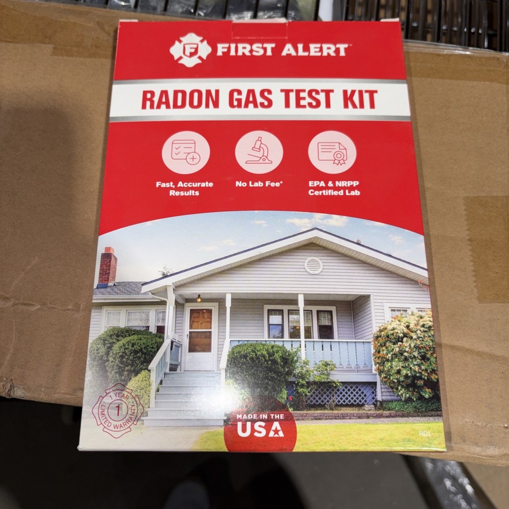 First Alert RD1 Radon Gas Test Kit for Home