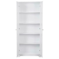 72in 2 Door Pantry Cabinet Storage Cabinet with Adjustable Shelf Kitchen Storage