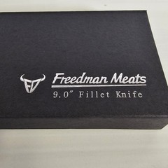 Freedman Meats 9-Inch Fillet Knife German Forged High Carbon Steel Blade for Fil