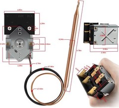 Bake/Broil Thermostat PB010036 for Viking Ranges, Induction, Electric, Gas Ovens