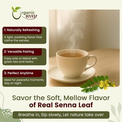 Organic Way Senna Leaf Powder – Organic, Kosher & USDA Certified