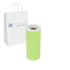 10 pcs Apple Green 6″ x 25 Yd Tulle Fabric Roll Spool Wedding Bow Party kt