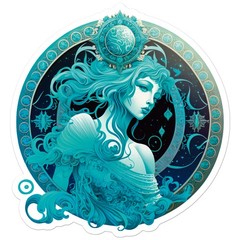 Aquarius Zodiac Astrology – Vinyl Decal Sticker – Car Window Laptop – ebn8748
